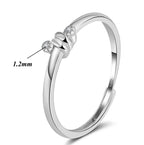 Elegant Tiny Crystal Ring - Eliza-Warszawa