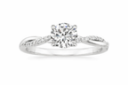 Elegant White Gold Le Jane Ring - Eliza-Warszawa