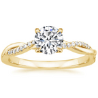 Elegant White Gold Le Jane Ring - Eliza-Warszawa