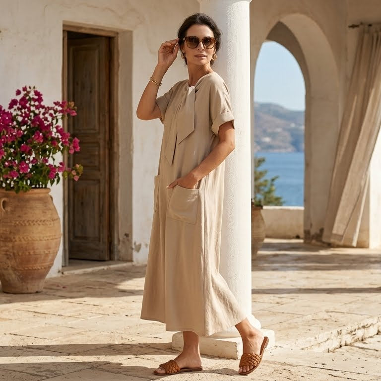 Ella | Elegant Midi Dress - Eliza-Warszawa