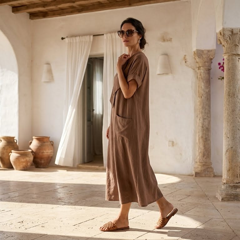 Ella | Elegant Midi Dress - Eliza-Warszawa