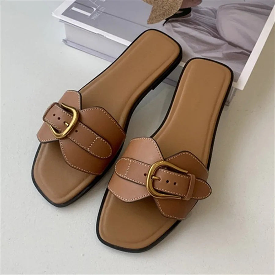 Elsia Slide Sandal - Eliza-Warszawa