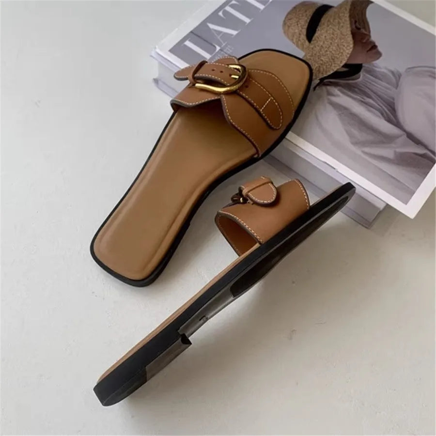 Elsia Slide Sandal - Eliza-Warszawa