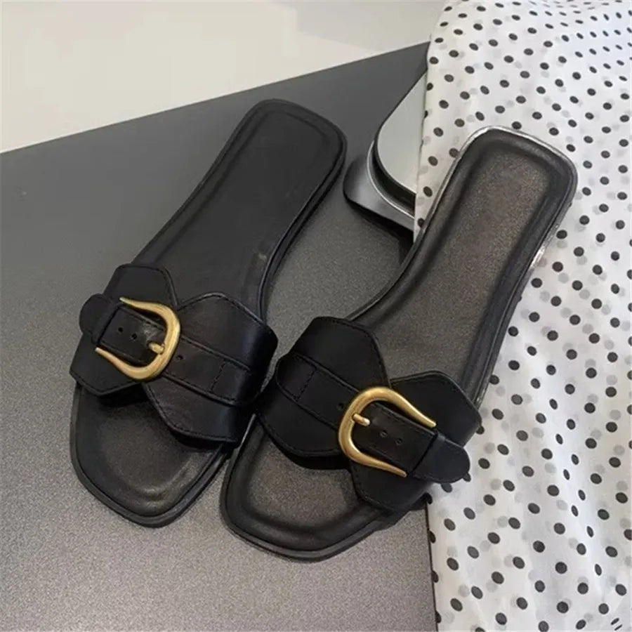 Elsia Slide Sandal - Eliza-Warszawa