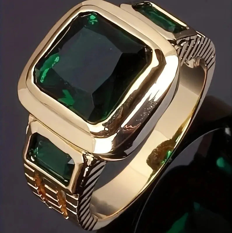 Emeric Valestone Ring | Gold - Eliza-Warszawa