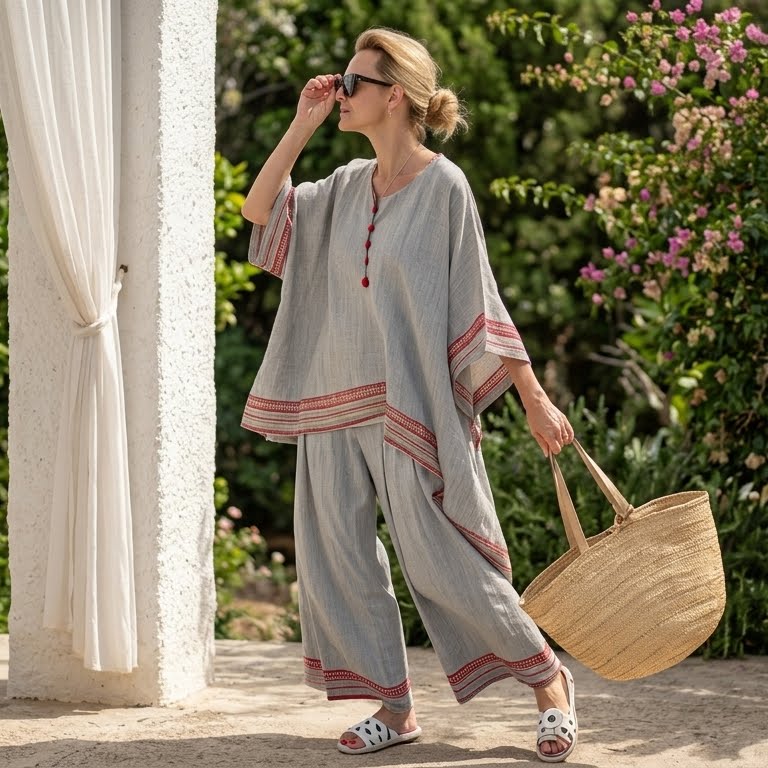 Emma | Elegant Blouse Pants Set - Eliza-Warszawa