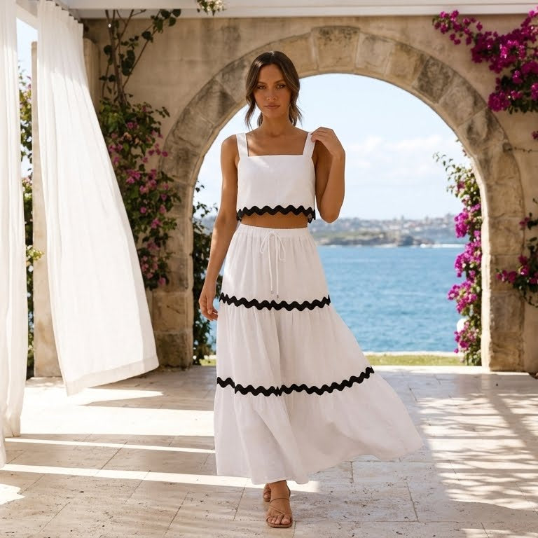 Emma | Midi Skirt Co-Ord - Eliza-Warszawa