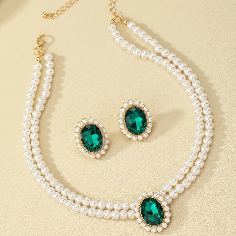 Evelina Marchand Jewelry Set | Gold - Eliza-Warszawa