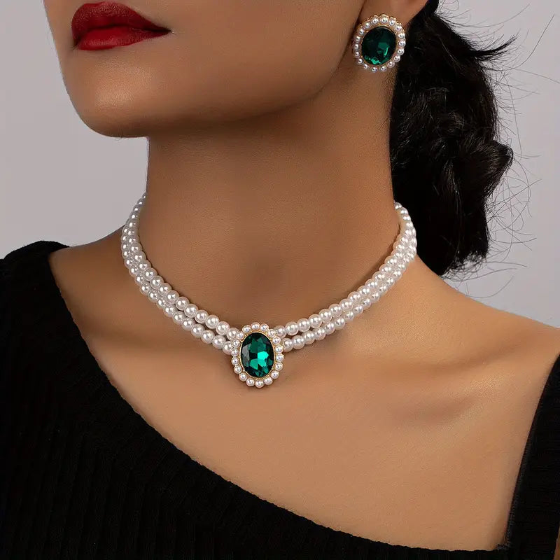 Evelina Marchand Jewelry Set | Gold - Eliza-Warszawa
