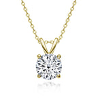 Exclusive Sterling Silver Moissanite Diamond Necklace