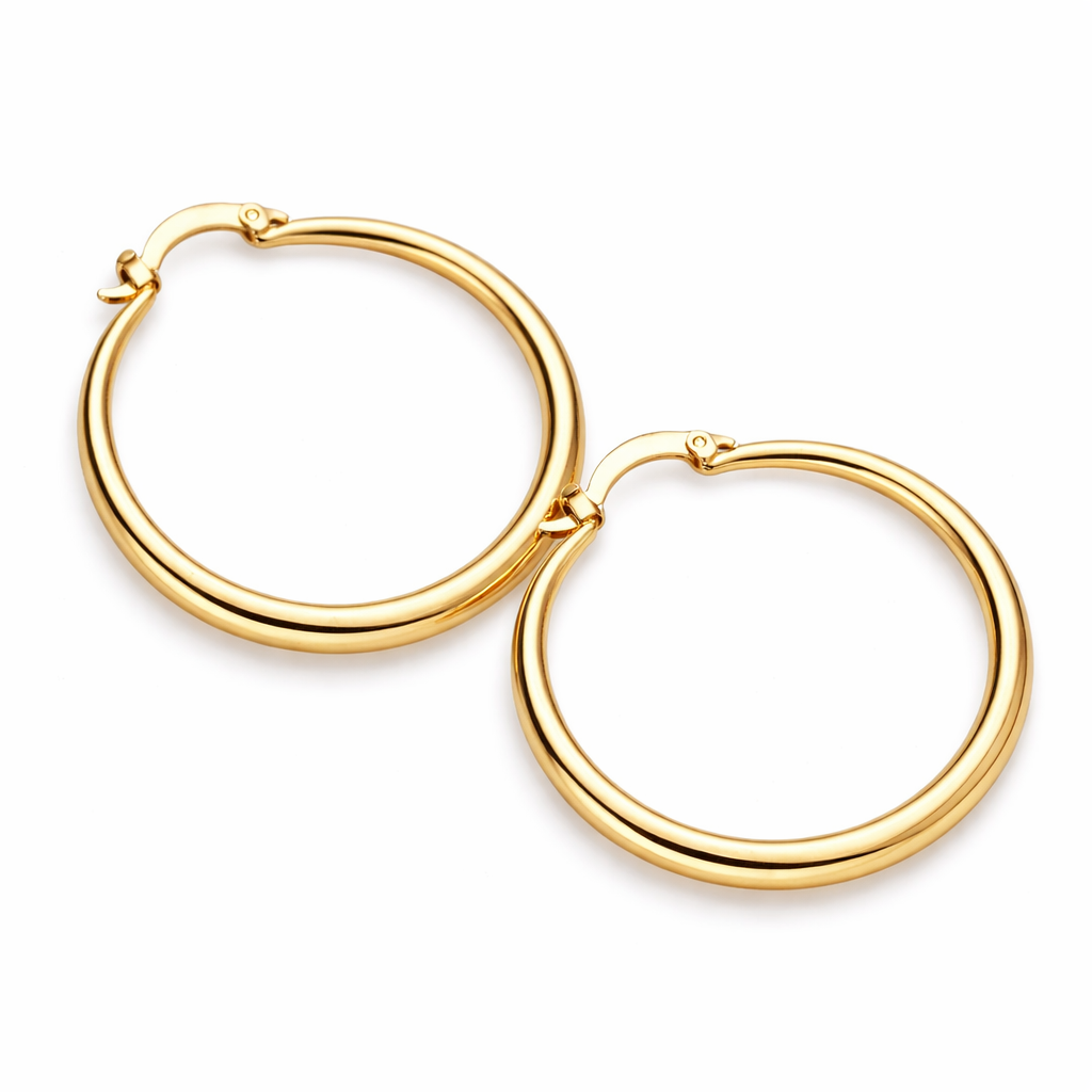 Eye-Catching Gold Earrings