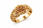 Floral Golden Ring
