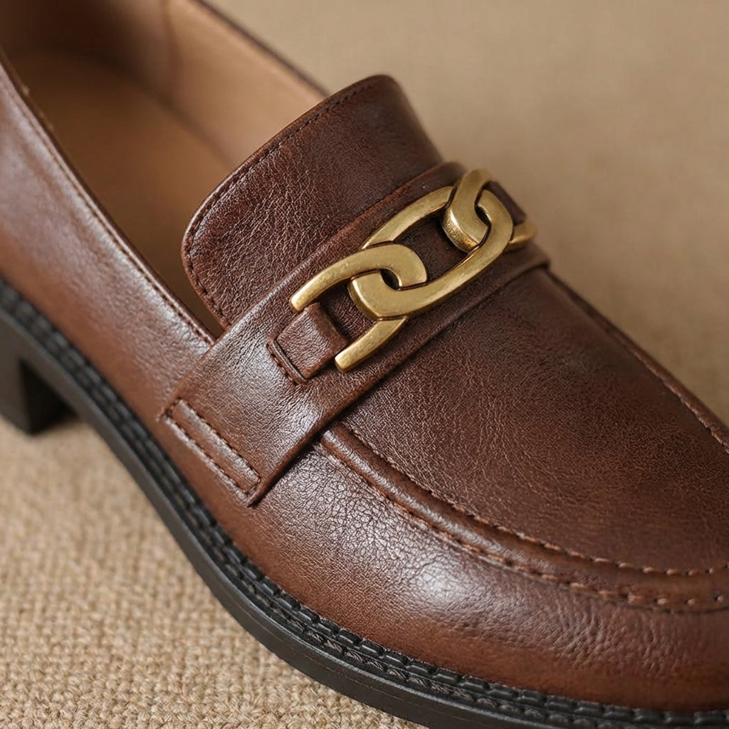 Geneva Block Heel Loafers - Eliza-Warszawa