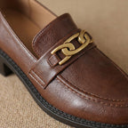 Geneva Block Heel Loafers - Eliza-Warszawa