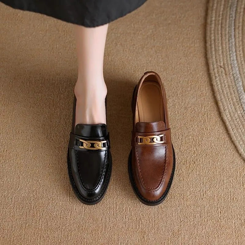 Geneva Block Heel Loafers - Eliza-Warszawa
