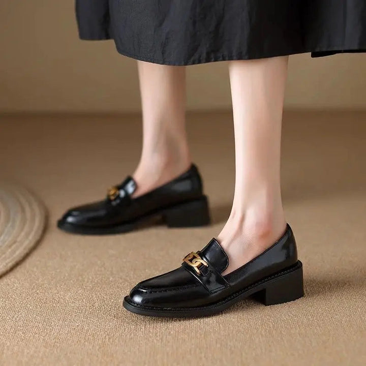 Geneva Block Heel Loafers - Eliza-Warszawa