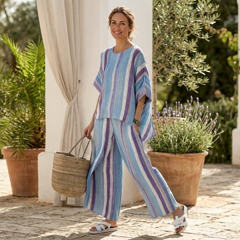 Ginevra | Elegant Top and Pants - Eliza-Warszawa