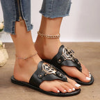 Glimmer Metallic Sandals - Eliza-Warszawa