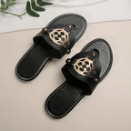 Glimmer Metallic Sandals - Eliza-Warszawa