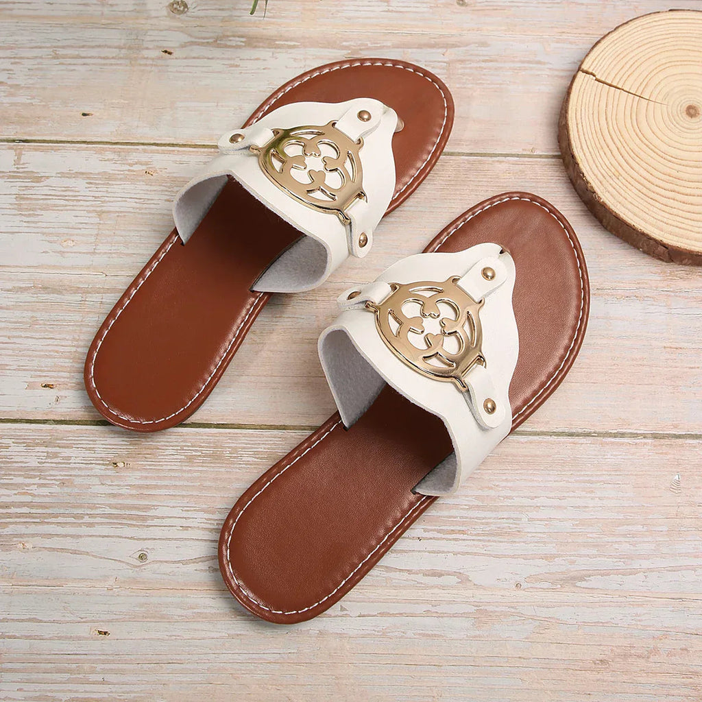 Glimmer Metallic Sandals - Eliza-Warszawa