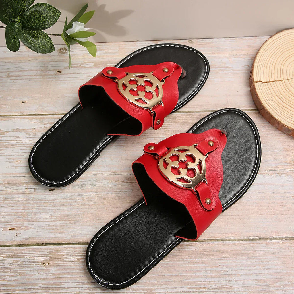 Glimmer Metallic Sandals - Eliza-Warszawa