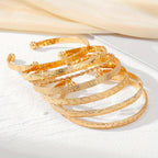 Golden Boho Bangle Bracelet Set