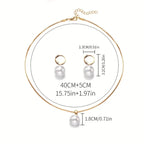 Golden Grace Pearl Jewelry Set