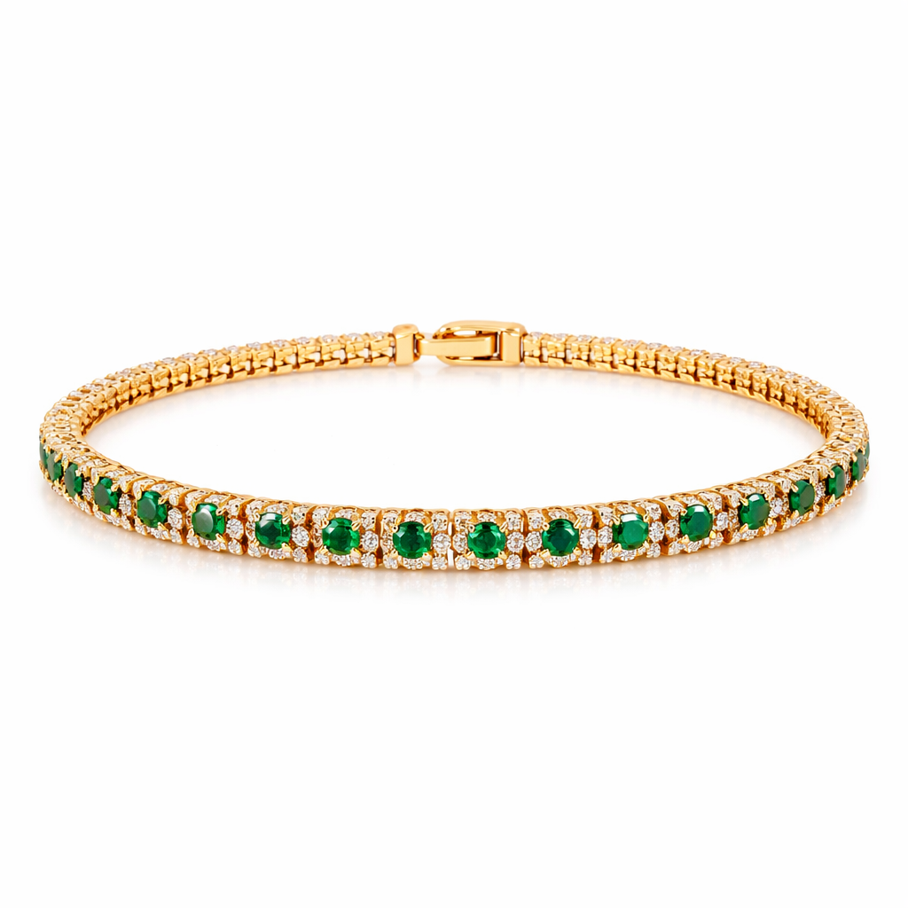 Golden Green Bracelet