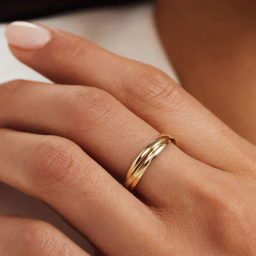 Golden Léna Trielle Ring - Eliza-Warszawa