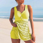 Grace™ | Ruched Tankini Swim Dress - Eliza-Warszawa
