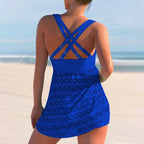Grace™ | Ruched Tankini Swim Dress - Eliza-Warszawa