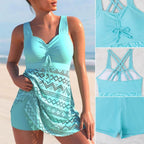 Grace™ | Ruched Tankini Swim Dress - Eliza-Warszawa