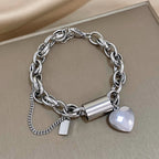 Heartened Chunky Bracelet | Gold - Eliza-Warszawa