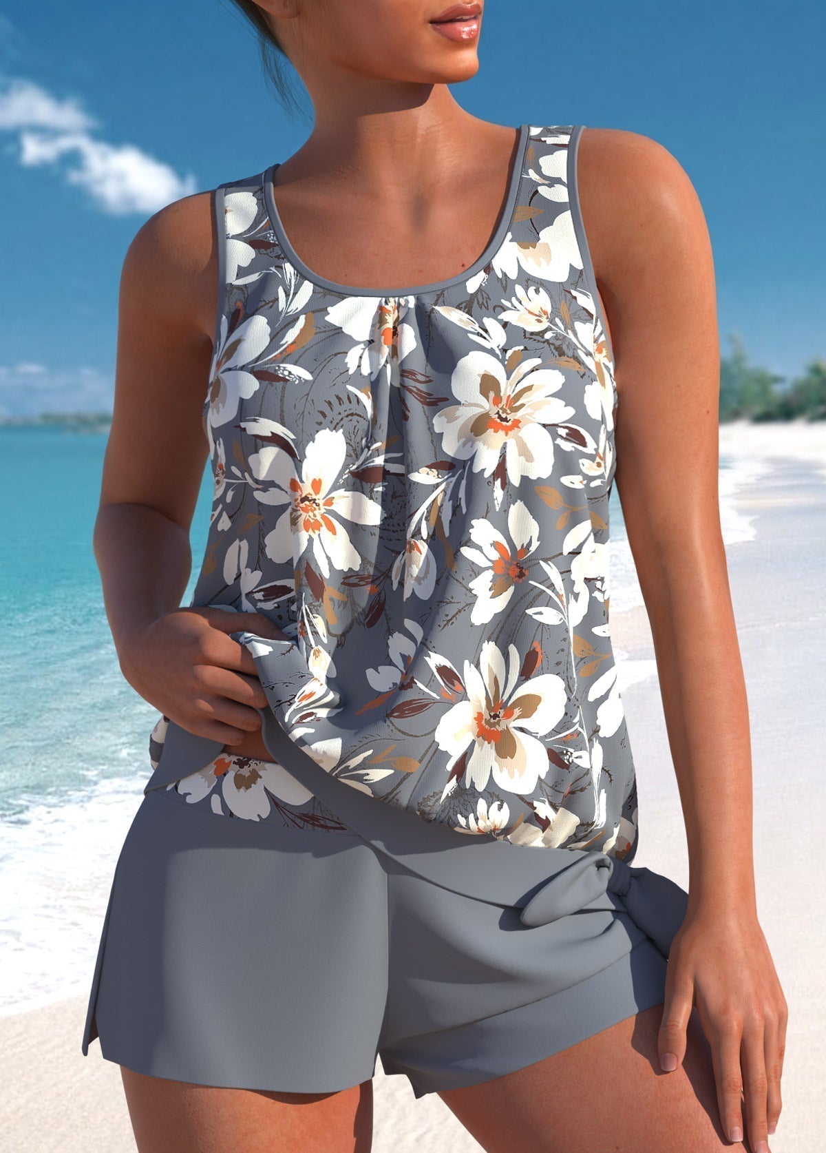 Helena™ | Stylish Floral Tankini Set Women - Eliza-Warszawa