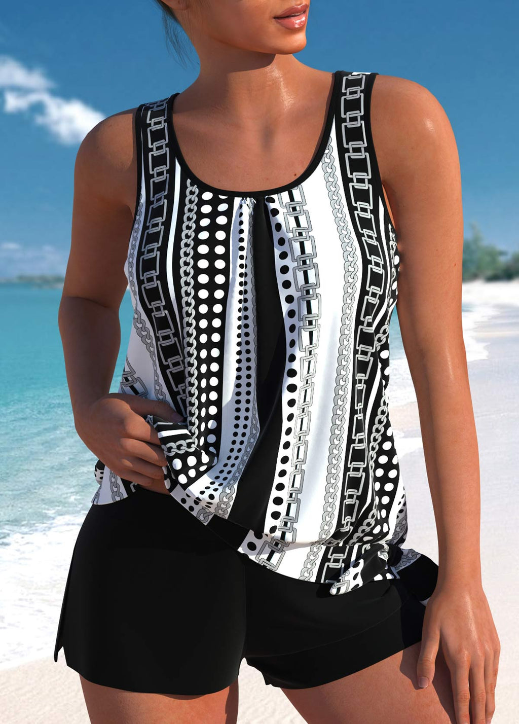 Helena™ | Stylish Floral Tankini Set Women - Eliza-Warszawa