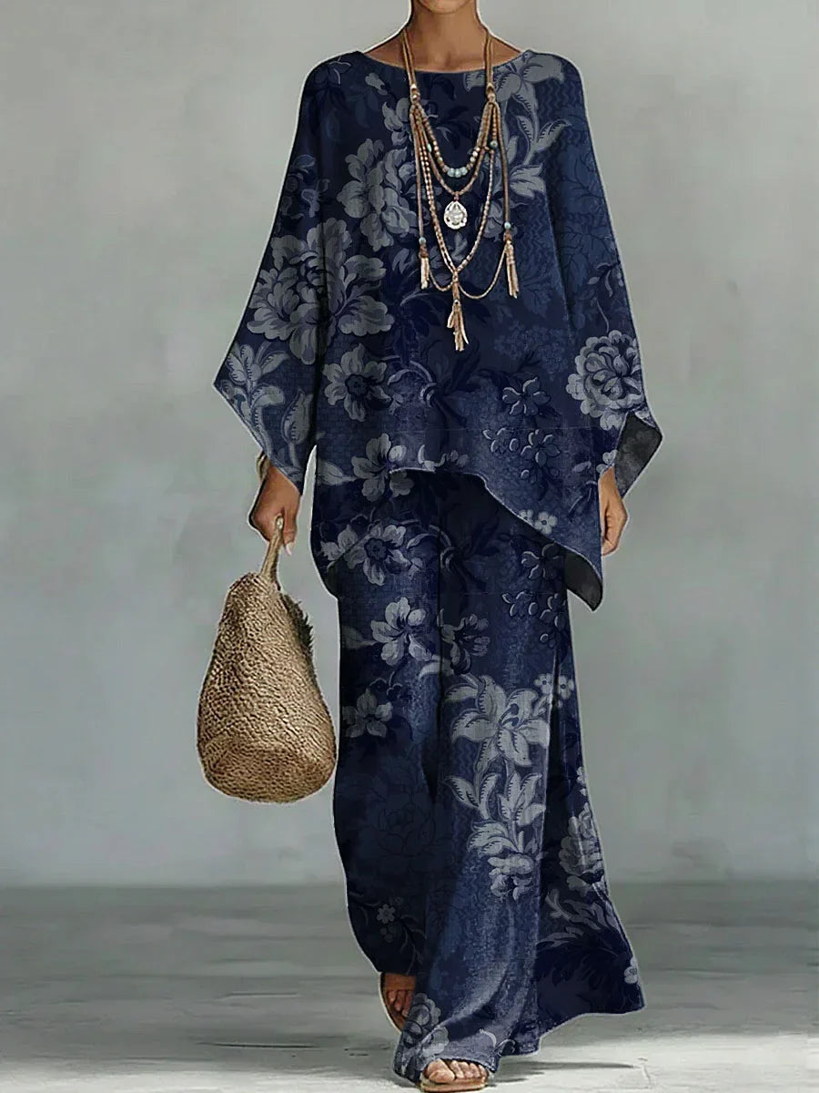 Hélène Set | Printed Comfort Set - Eliza-Warszawa