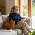 Heritage Leather Tote - Eliza-Warszawa