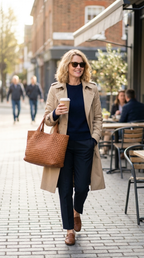 Heritage™ | Lana Handcrafted Leather Tote - Eliza-Warszawa