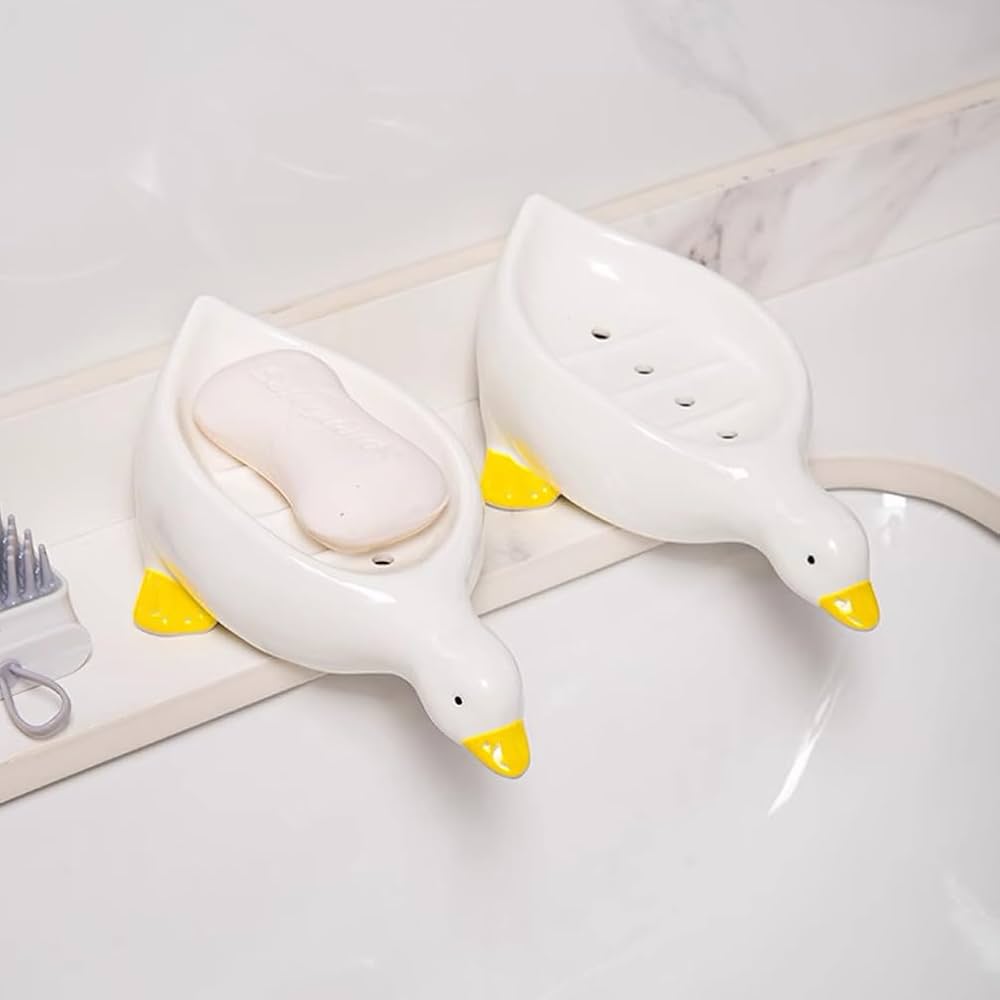 Duck soap holder