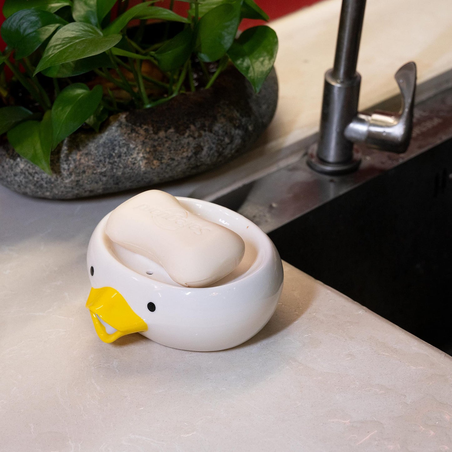 Ceramic Duck Soap Dish