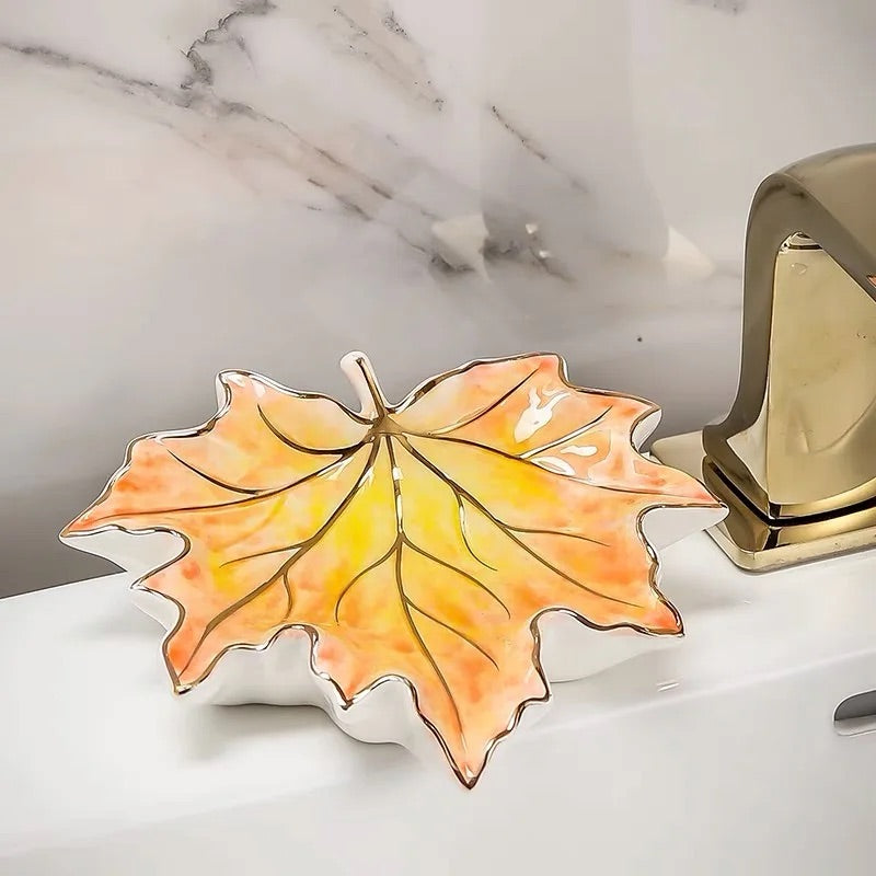 Ceramic Leaf Soap Dishes