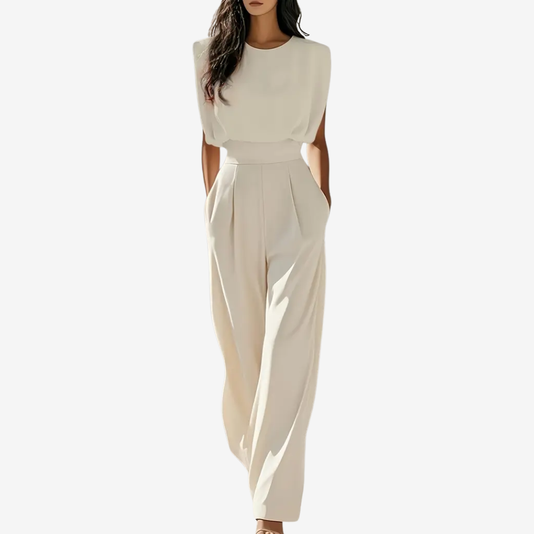 Isabeau™ Jumpsuit with waist - Eliza-Warszawa