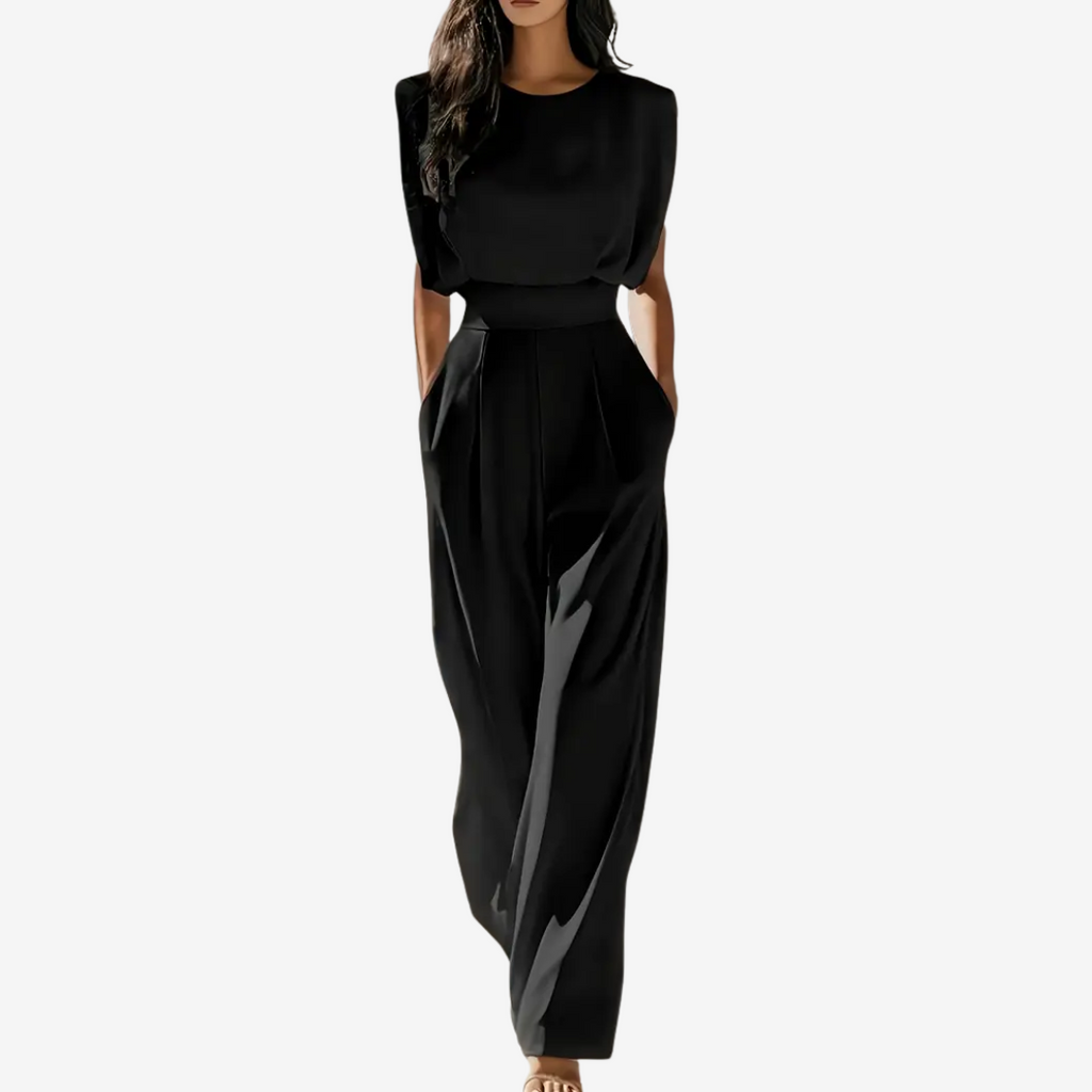 Isabeau™ Jumpsuit with waist - Eliza-Warszawa