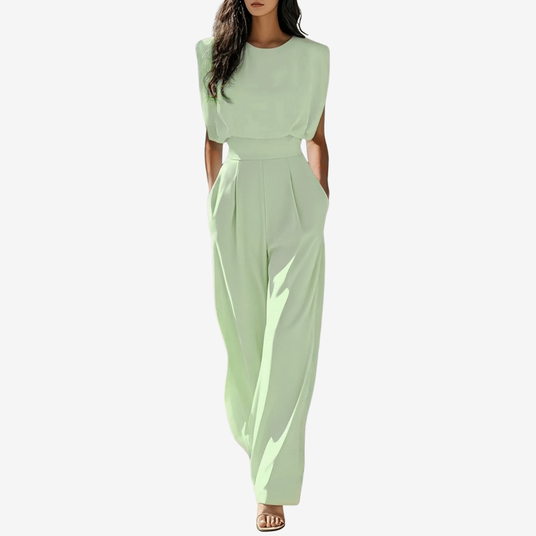 Isabeau™ Jumpsuit with waist - Eliza-Warszawa