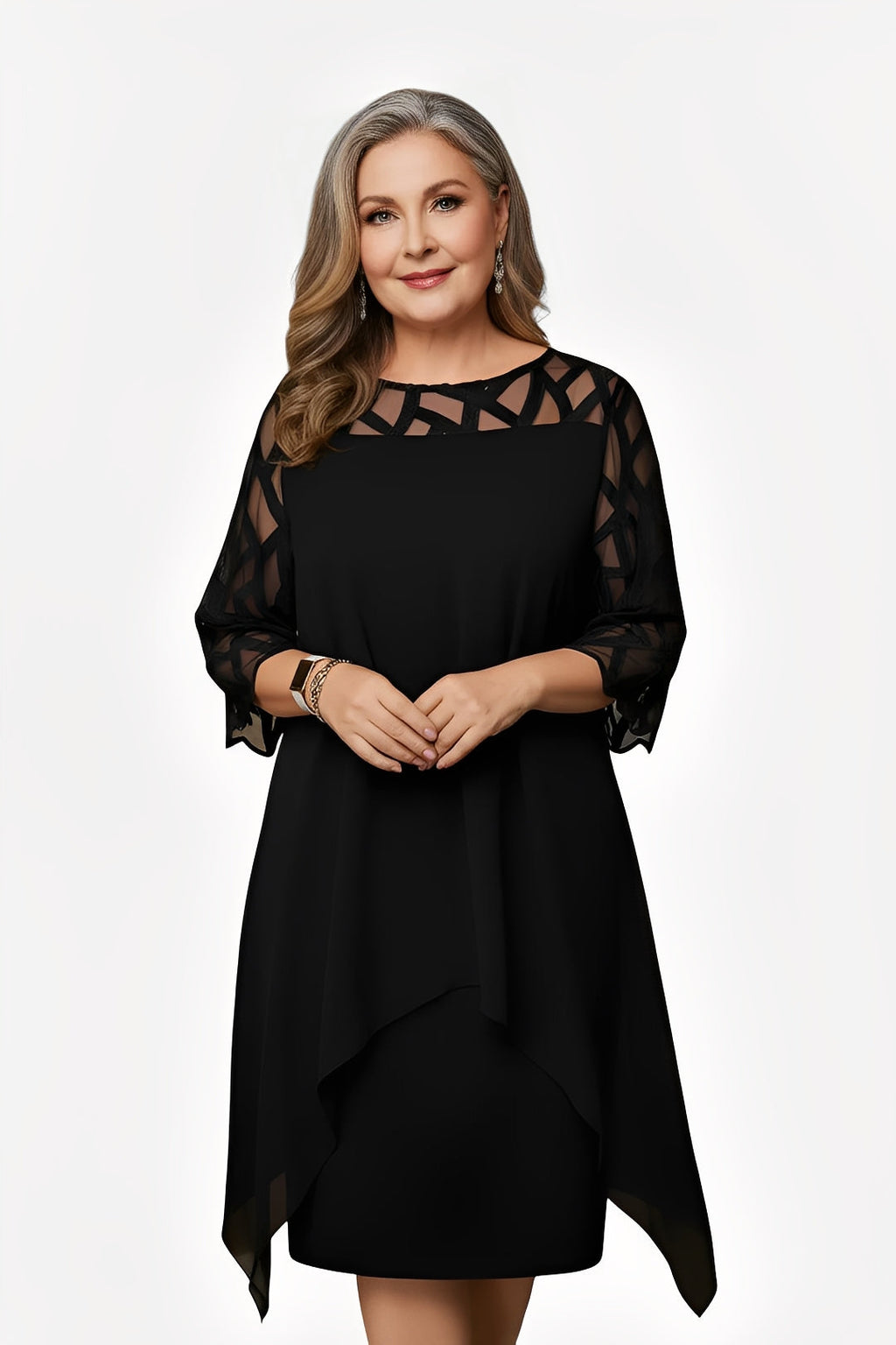 Isabelle | Elegant Flattering Silhouette Summer Dress with Adjustable Fit - Eliza-Warszawa