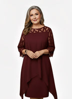 Isabelle | Elegant Flattering Silhouette Summer Dress with Adjustable Fit - Eliza-Warszawa