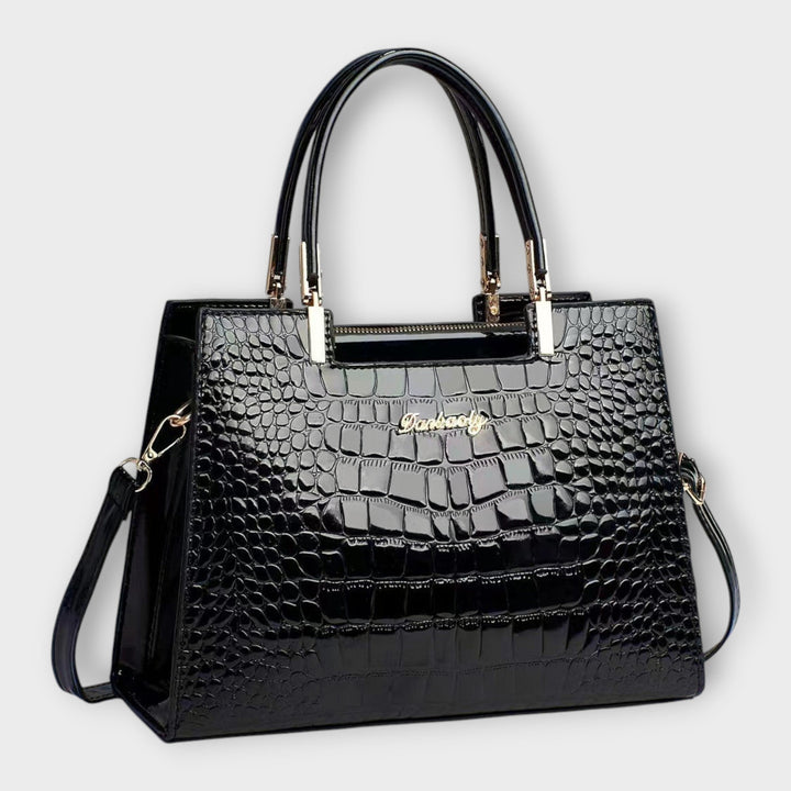 Ivalyne | Crocodile Textured Bag - Eliza-Warszawa