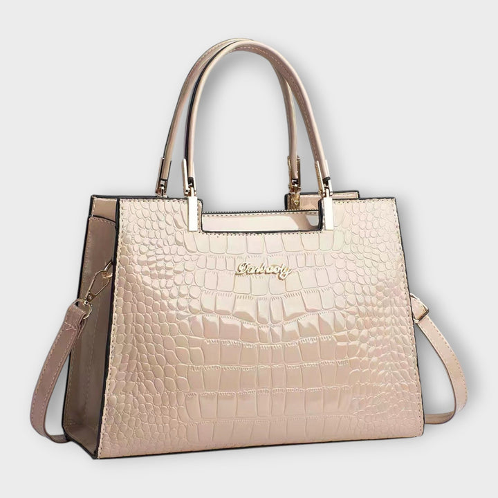 Ivalyne | Crocodile Textured Bag - Eliza-Warszawa