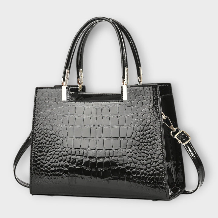 Ivalyne | Crocodile Textured Bag - Eliza-Warszawa