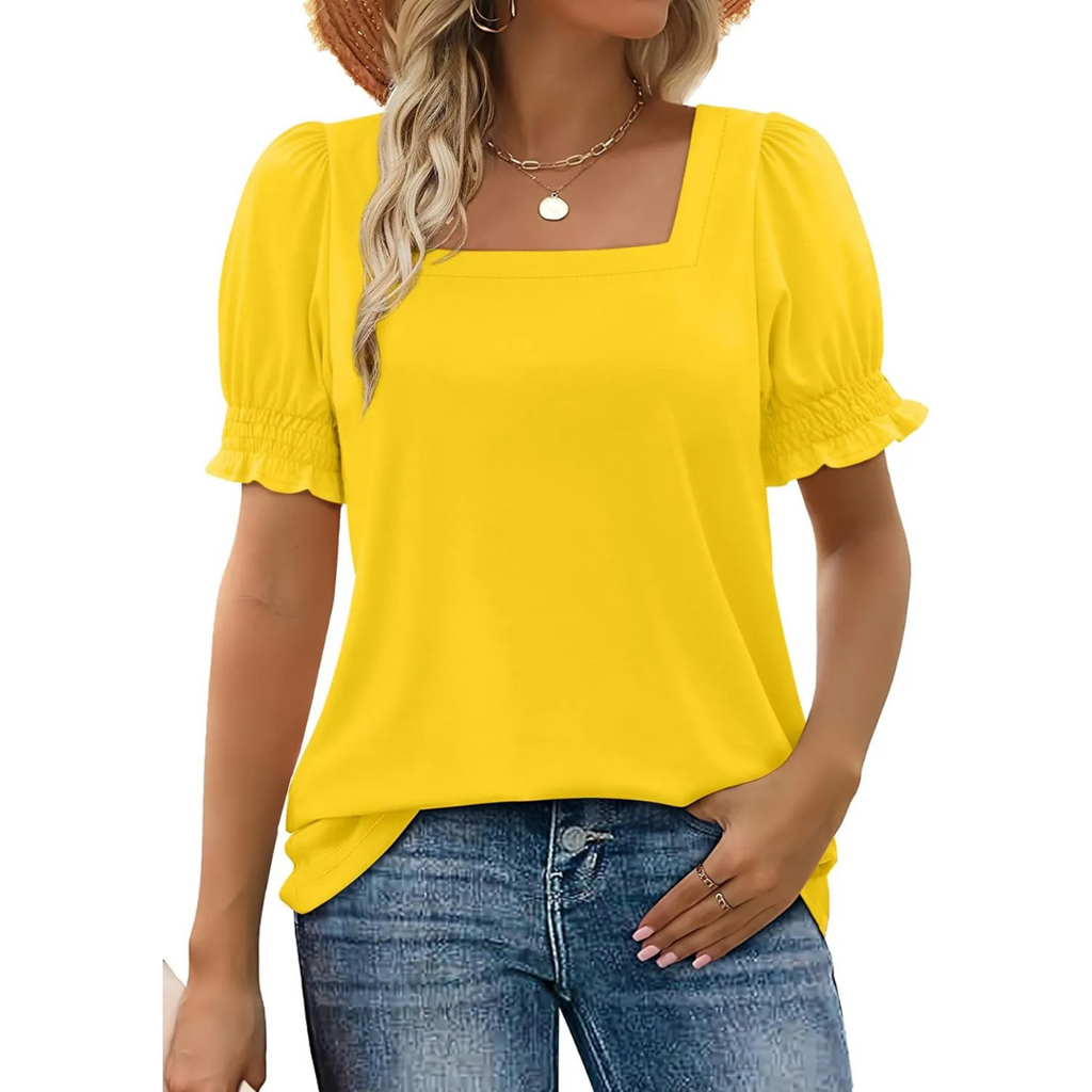JOSEPHINE™ | Soft Ruffle Sleeve Top - Eliza-Warszawa
